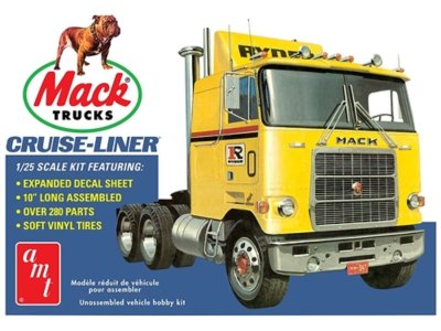 1:25 AMT 1062 Mack Cruise-Liner Semi Tractor  - Amt1062 - AMT1062