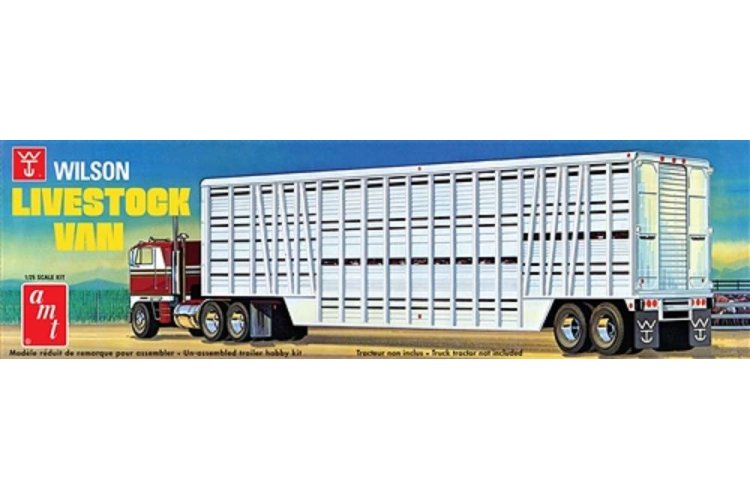 1:25 AMT 1106 Wilson Livestock Van Trailer  - Amt1106 1 - AMT1106