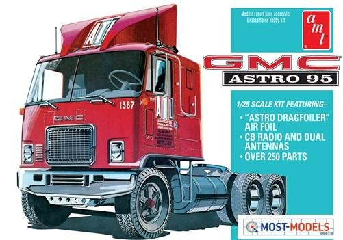 1:25 AMT 1140 GMC Astro 95 Semi Tractor - Amt1140 1 - AMT1140