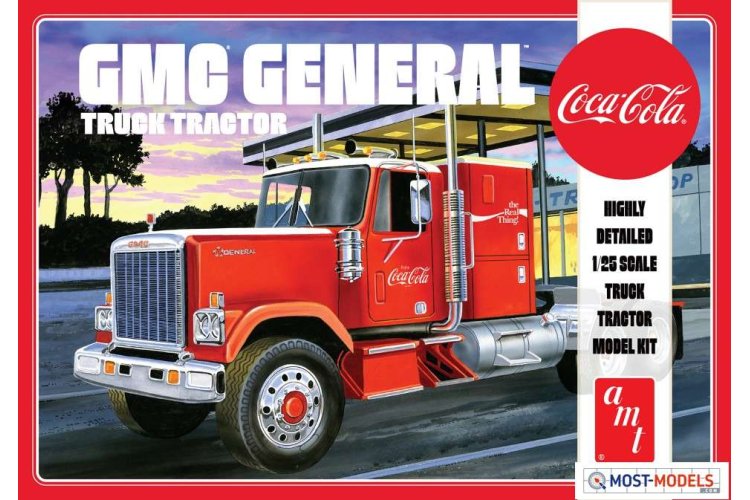 1:25 AMT 1179 Coca Cola GMC General Truck - Amt1179 gmc truck coca cola amt models 1 - AMT1179