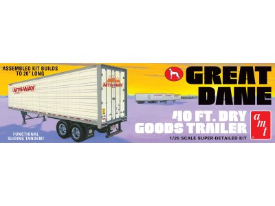 1:25 AMT 1185 Great Dane Dry Goods Semi Trailer - Amt1185 great dane dry goods trailer final hr - AMT1185