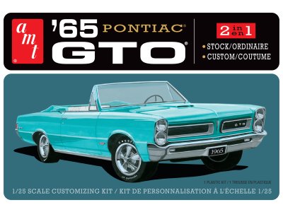 1:25 AMT 1191 1965 Pontiac GTO - 2 in 1 - Stock or Custom - American Car - Amt1191 1 - AMT1191