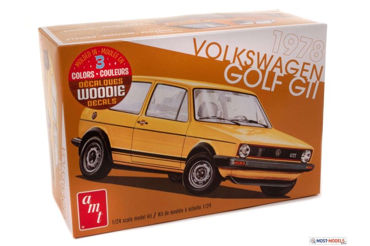 1:24 AMT 1213 Volkswagen VW GOLF GTI 1978 - Amt1213 1978vwgolfgti pkg front 1 - AMT1213