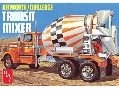 1:25 AMT 1215 Kenworth/Challenge Transit Cement Mixer Truck - Amt1215 - AMT1215