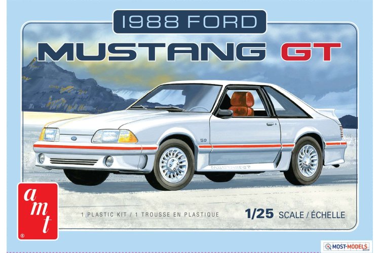 1:25 AMT 1216 Ford Mustang 1988 Car - Amt1216m 1988 mustang gt final hr 1 - AMT1216