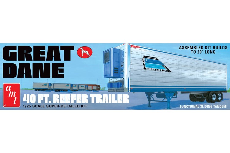 1:25 AMT 1249 Great Dane 40ft Reefer Trailer - Amt1249 great dane reefer trailer final hr 1 - AMT1249