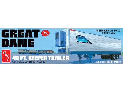 1:25 AMT 1249 Great Dane 40ft Reefer Trailer - Amt1249 great dane reefer trailer final hr - AMT1249
