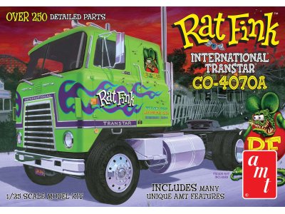 1:25 AMT 1291 International Transtar CO-4070A RAT FINK Truck - Amt1291 rat fink co 4070a final hr - AMT1291