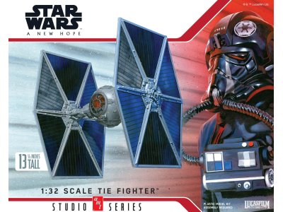 1:32 AMT 1341 Star Wars - TIE Fighter - A New Hope - Studio Series - Amt1341 06 1 32 tie fighter pkg face hires - AMT1341