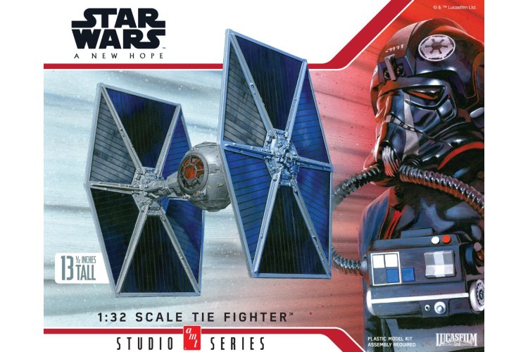 1:32 AMT 1341 Star Wars - TIE Fighter - A New Hope - Studio Series - Amt1341 06 1 32 tie fighter pkg face hires - AMT1341