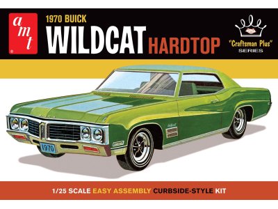 1:25 AMT 1379  1970 Buick Wildcat Hardtop Car - Amt1379 12 1970 buick wildcat hardtop packaging lid - AMT1379