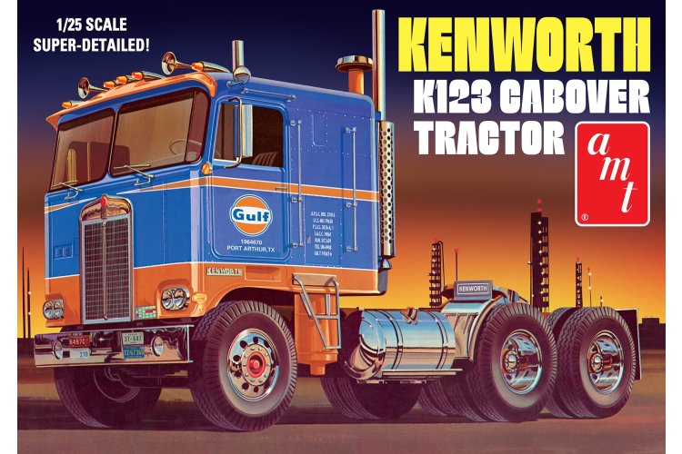 1:25 AMT 1433 Kenworth K-123 - Gulf - Amerikaanse Vrachtwagen - Amt1433 1 - AMT1433