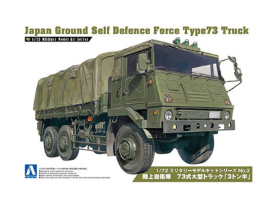 1:72 Aoshima 00234 Japan Ground Self Defense Force Type 73 Truck - Ao00234 - AO00234