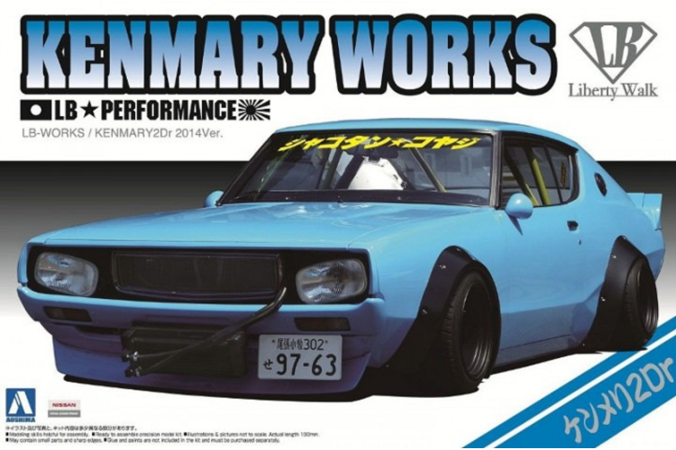 1:24 Aoshima 01147 Kenmary Works LB Works Skyline C110 2Dr 2014 Ver. - Ao01147 1 - AO01147