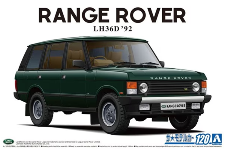 1:24 Aoshima 05796 Range Rover LH36D - 1992 Car - Ao05796 - AO05796