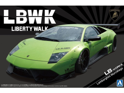 1:24 Aoshima 05994 LB-Works Lamborghini Murcielago Ver. 2 - Liberty Walk Series No. 22 - Ao05994 1 - AO05994