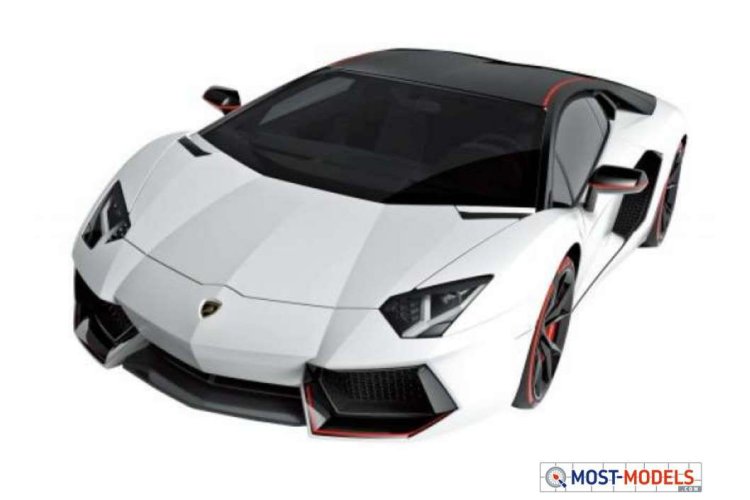 1:24 Aoshima 06121 Lamborghini Aventador Pirelli Edition 2014 Car - Ao06121 - AO06121