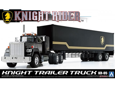 1:28 Aoshima 06379 Knight Rider Knight Trailer Truck - Ao06379 - AO06379