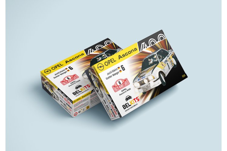 1:24 Belkits 019 Opel Ascona 400 - Rally Monte Carlo 1981 - Rally Auto - Bel019 2 - BEL019