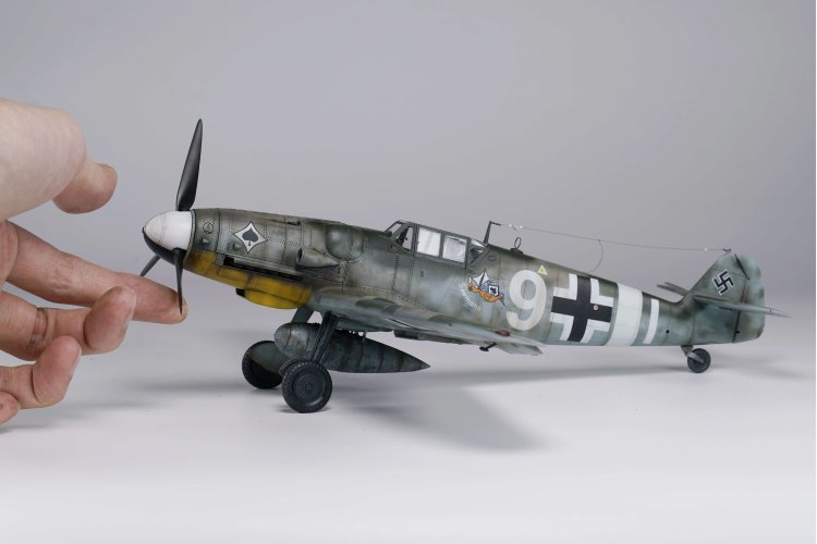 1:35 Border Model BF001 Messerschmitt Bf 109G-6 Plane - Bmbf001 build - BMBF001