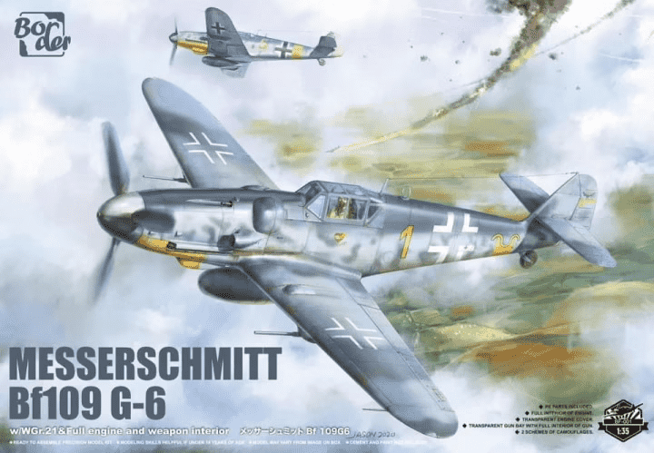 1:35 Border Model BF001 Messerschmitt Bf 109G-6 Plane - Bmbf001 messerschmitt 1 - BMBF001