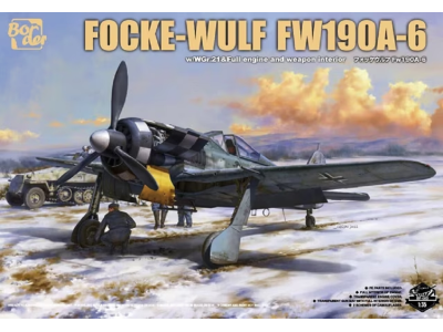 1:35 Border Model BF003 Focke-Wulf Fw 190A-6 w/Wgr. 21 & Full engine and weapons interior - Bmbf003 - BMBF003