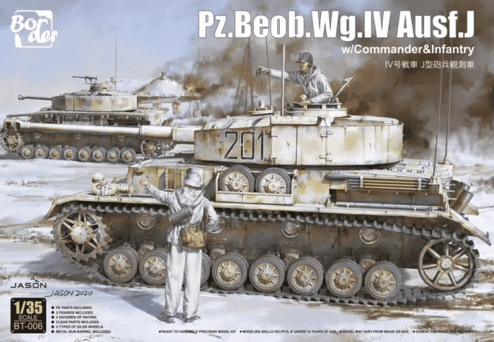 1:35 Border Model BT006 Pz.Beob.Wg. IV Ausf. J w/Commander&Infantry - Bmbt006 1 - BMBT006