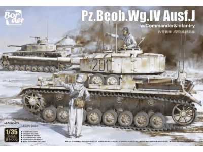 1:35 Border Model BT006 Pz.Beob.Wg. IV Ausf. J w/Commander&Infantry - Bmbt006 - BMBT006