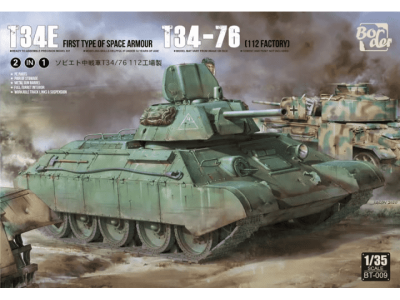 1:35 Border Model BT009 T-34E (First Type Spaced Armour) T-34/76 112 factory - Bmbt009 border model 135 - BMBT009