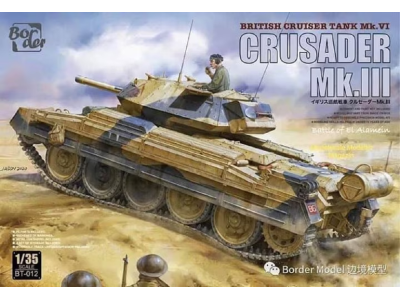 1:35 Border Model BT012 Crusader Mk.III - British Cruiser Tank Mk. VI - Bmbt012 - BMBT012
