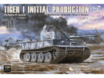 1:35 Border Model BT014 Tiger I Initial Production s.Pz.Abt.502 Leningrad Region 1942/43 Winter - Bmbt014 - BMBT014