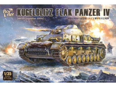 1:35 Border Model BT039 Kugelblitz Flak Panzer IV - MK103 Doppelflak 30mm - Bmbt039 - BMBT039