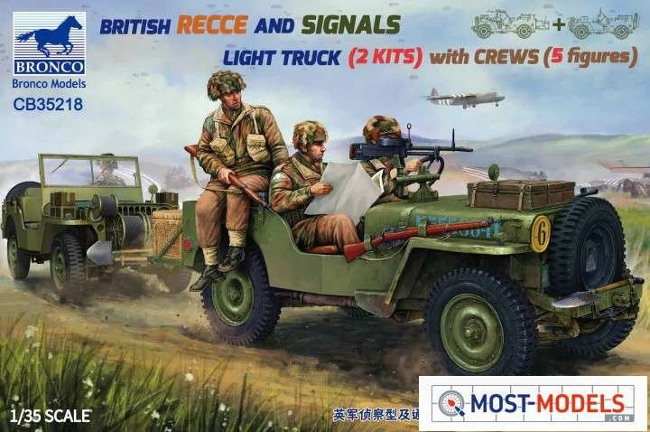 1:35 Bronco CB35218 British Recce And Signals Light Truck - Brocb35218 1 - BROCB35218