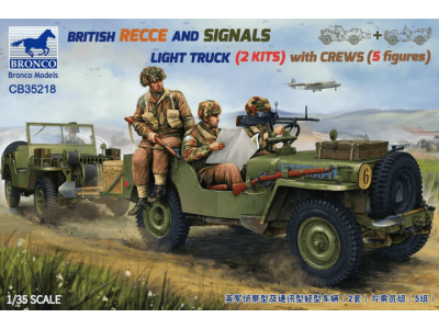 1:35 Bronco CB35218 British Recce And Signals Light Truck - Brocb35218 - BROCB35218