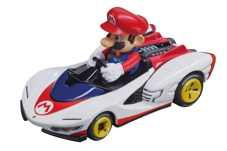 1:43 Carrera P&S Mario Kart - P-Wing Twinpack - Mario & Yoshi - Pull-Back - Car15813022 2 - CAR15813022