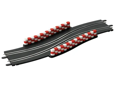 Carrera GO!!! Chicane wegversmalling Racebaan stukken - 458mm lang - 2 Baandelen - Car20061647 1 - CAR20061647