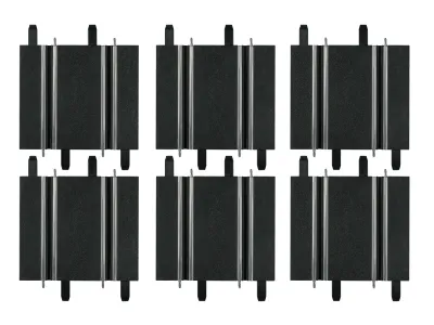 Carrera GO!!! Korte Rechte Racebaan stukken - 3x100mm & 3x114mm lang  - 6 Baandelen - Car20061658 1 - CAR20061658