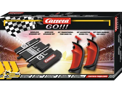 Carrera GO!!! Draadloos aansluit Racebaan stuk met aansluiting en 2 stuks Draadloze Controllers - Car20061676 1 - CAR20061676