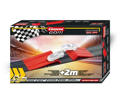Carrera GO!!! Actie Pack Set - Schans met Landingsdeel en 6 Rechte Stukken - 8 Baandelen - Car20071599 1 - CAR20071599