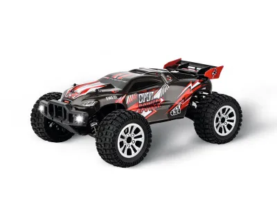 1:10 Carrera RC Brushless Buggy - Carrera Expert RC - Zwart/Rood - 2,4GHz - Car370102201 1 - CAR370102201