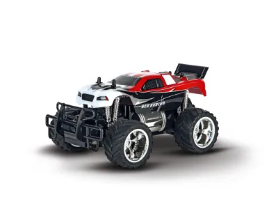 1:18 Carrera RC Auto - Red Hunter X - Rood/Wit - 2,4GHz - Car370180012 1 - CAR370180012