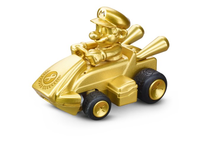 Carrera RC Mario Kart - Mini RC - Mario in Goud - Auto 2,4GHz - Car370430001p 2 - CAR370430001P