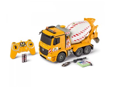 1:20 Carson 907667 RC Truck Mercedes Arocs with Cement Mixer - Crs907667 1 - CRS907667