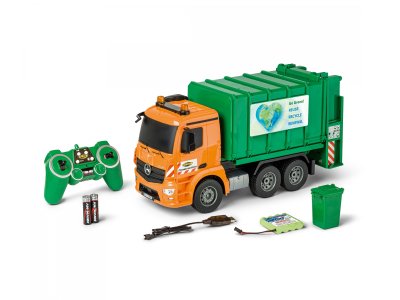 1:20 Carson 907672 RC Garbage Truck Mercedes-Benz Arocs - Crs907672 1 - CRS907672