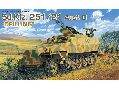 1:35 Dragon 6217 SD.KFZ.251/21 Ausf.D Drilling - Dra6217 - DRG6217