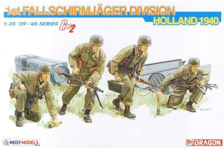 1:35 Dragon 6276 German Para’s Holland 1940 - Dra6276 1 - DRG6276