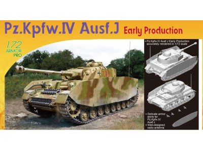 1:72 Dragon 7409 Pz.Kpfw.IV Ausf.J Early Production - Dragon7409a - DRG7409