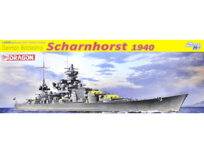 1:350 Dragon 1062 German Battleship Scharnhorst 1940 - Drg1062 scharnhorst ship model dragon - DRG1062