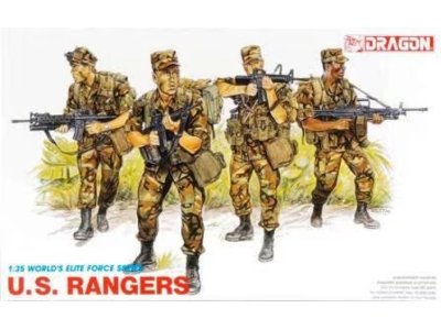 1:35 Dragon 3004 U.S. Rangers - Worlds Elite Force Series - Figuren - Drg3004 - DRG3004