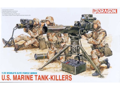 1:35 Dragon 3012 U.S. Marine Tank-Killers - Worlds Elite Force Series - Drg3012 - DRG3012